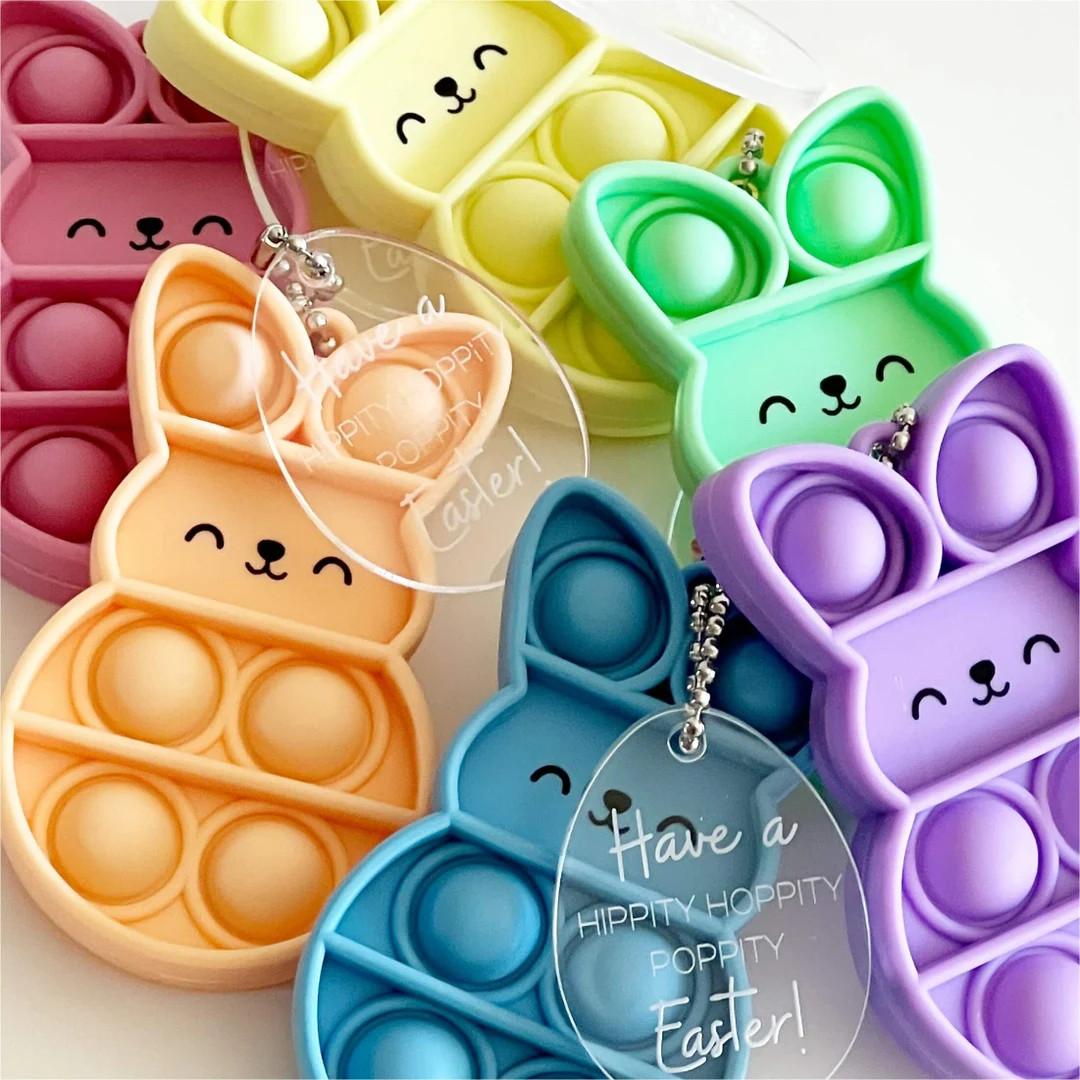 Easter Basket Stuffer | Easter Egg Fillers | Kids Toy | Kids Gift | Bunny Pop It | Easter Pop It ... | Etsy (US)