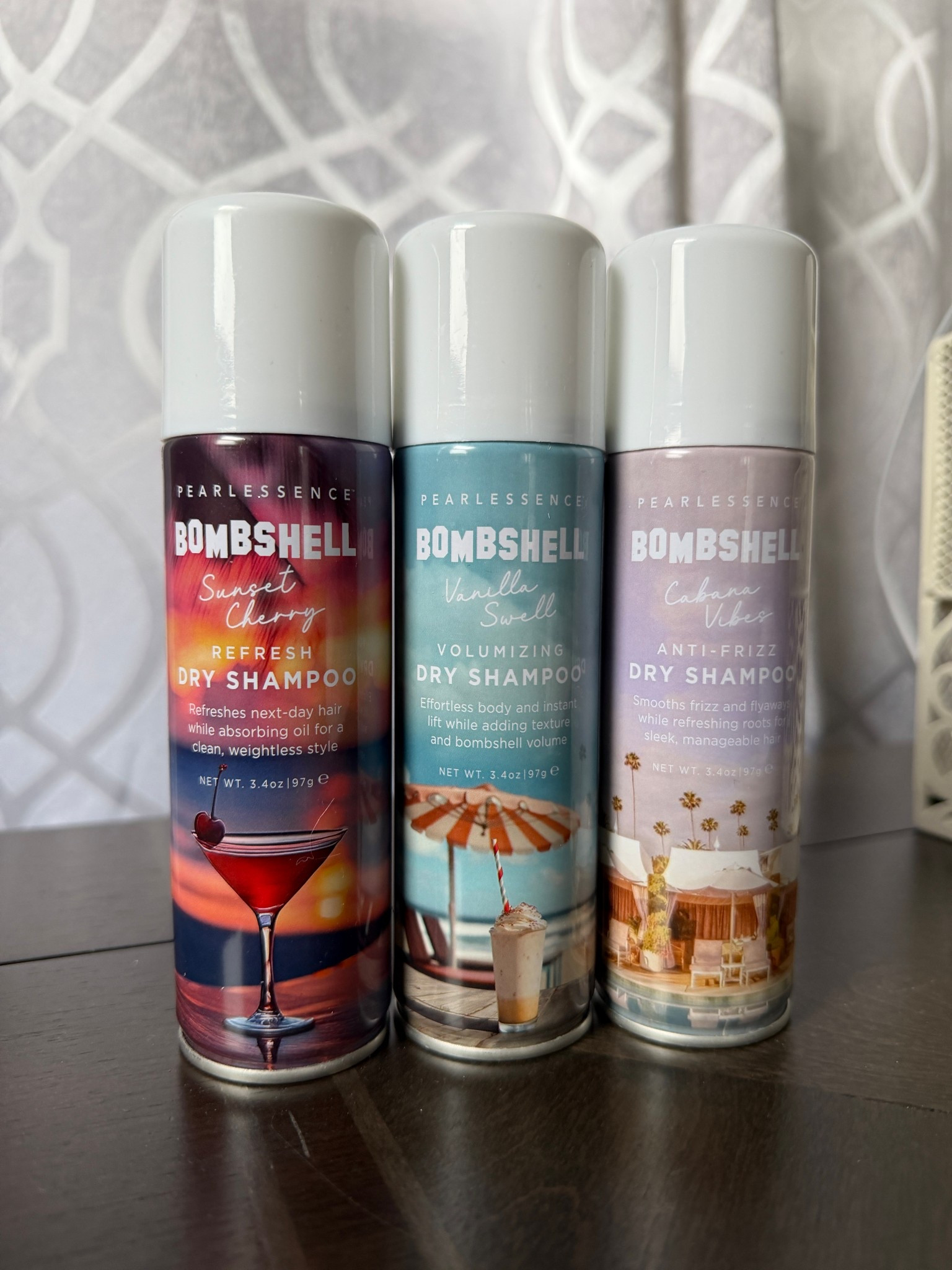 I grabbed these Pearlessence Bombshell dry shampoo sprays and honestly, they’re such a fun little hair refresh moment.

They’re great for those in-between wash days when your roots need help, your hair needs a little life, and you still want to smell like you have it together.

The scents are so perfect for Sunmer:

Sunset Cherry feels a little bold and fruity.
Vanilla Swell is soft, sweet, and cozy.
Cabana Vibes gives that clean, beachy, fresh-hair energy.

Great for using them in your bathroom, gym bag, travel bag, or anywhere you need a quick refresh on the go.

#LTKbeauty #LTKfinds #LTKunder50 #LTKtravel #dryshampoo #hairrefresh #beautyfinds #affordablebeauty #haircarefinds #beautyessentials

#LTKTravel #LTKBeauty #LTKActive
