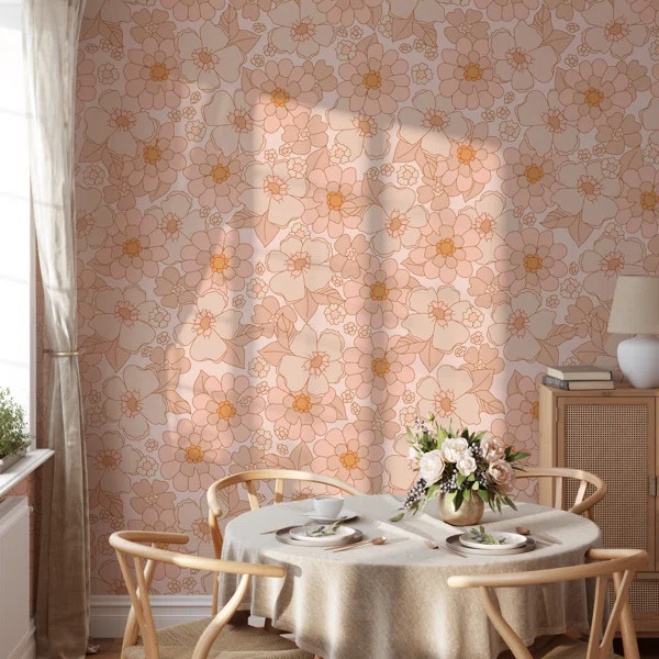 Peel & Stick Floral Panel | Wayfair North America