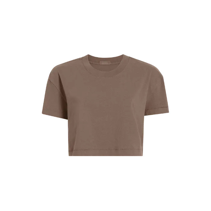 Women's Cropped Tee | Mocha - nuuds | nuuds