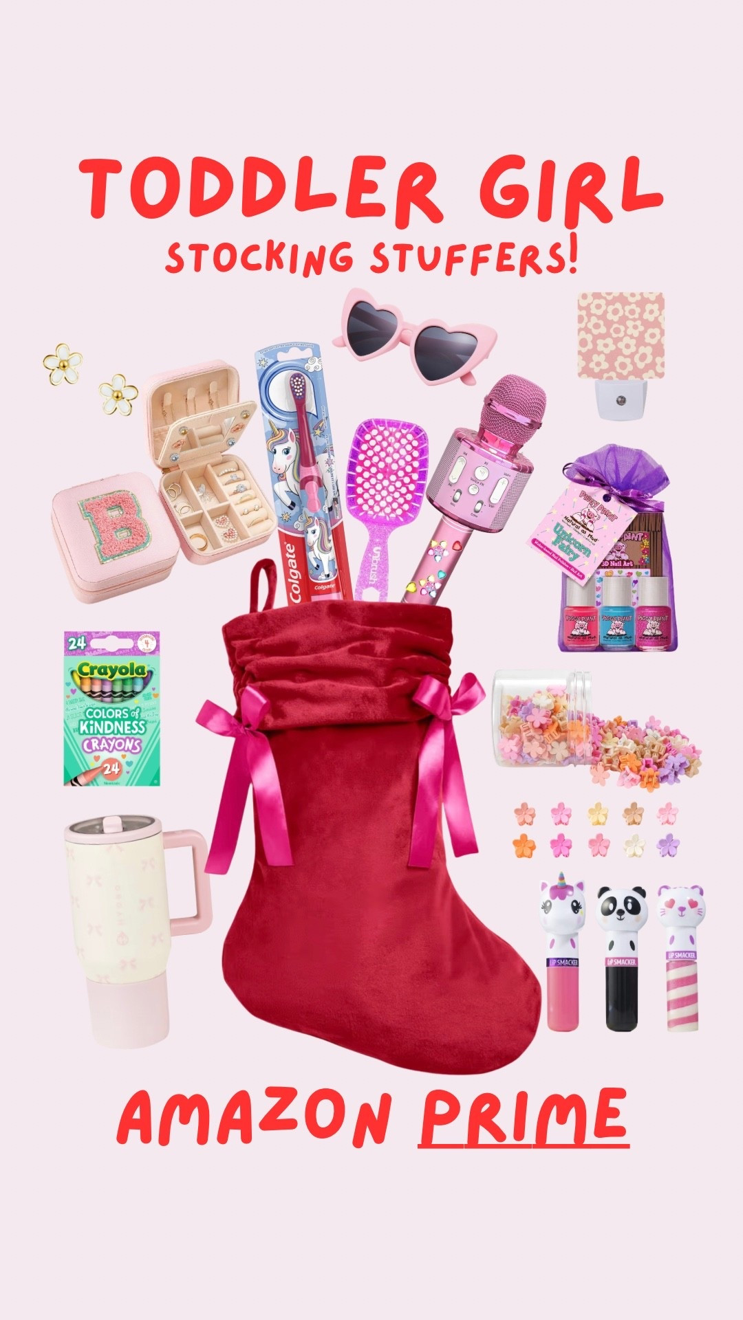 Toddler girl stocking, stocking stuffers, little girl stocking, girls stocking stuffers, toddler girl gift, gift ideas, Christmas stocking, bow stocking 

#LTKKids #LTKHoliday #LTKGiftGuide