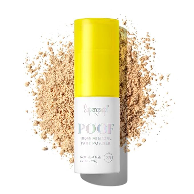 Supergoop! Poof 100% Mineral Part Powder, 0.71 oz - SPF 35 PA+++ Scalp Sunscreen with Broad Spect... | Amazon (US)