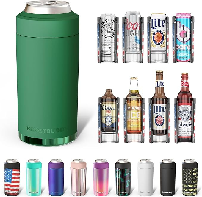 Frost Buddy Universal Buddy Can Cooler - Fits All - For Regular 12 & 16 oz or Slim-Size Bottles -... | Amazon (US)