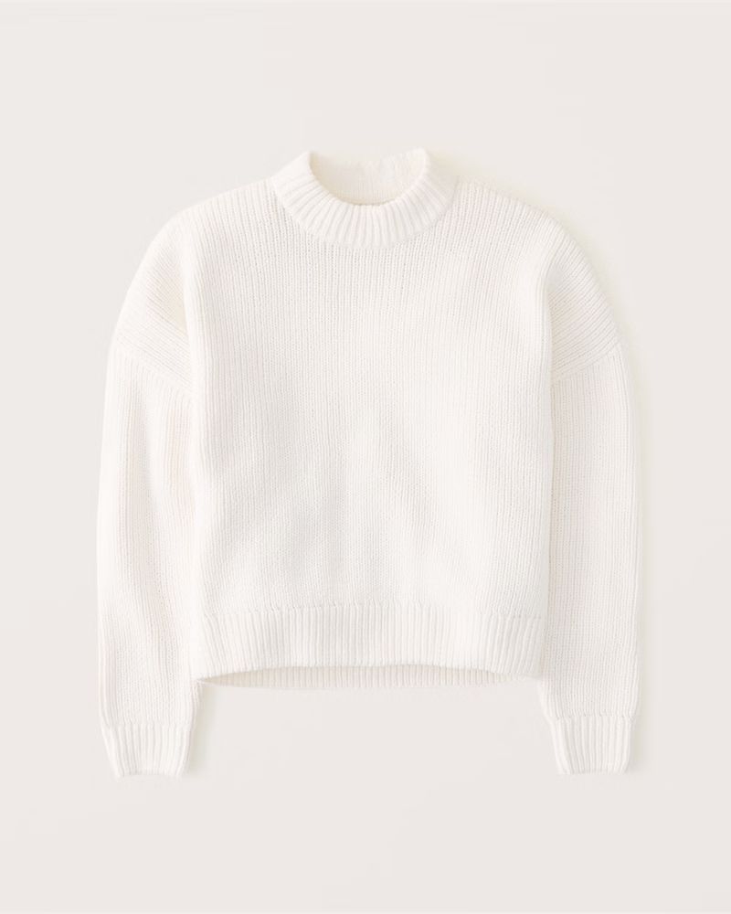Women's Matte Chenille Crew Sweater | Women's Up To 50% Off Select Styles | Abercrombie.com | Abercrombie & Fitch (US)