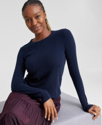 Charter Club Womens Long Sleeve 100 Cashmere Crewneck Sweater Pxs Xxl Macys Exclusive | Macy's