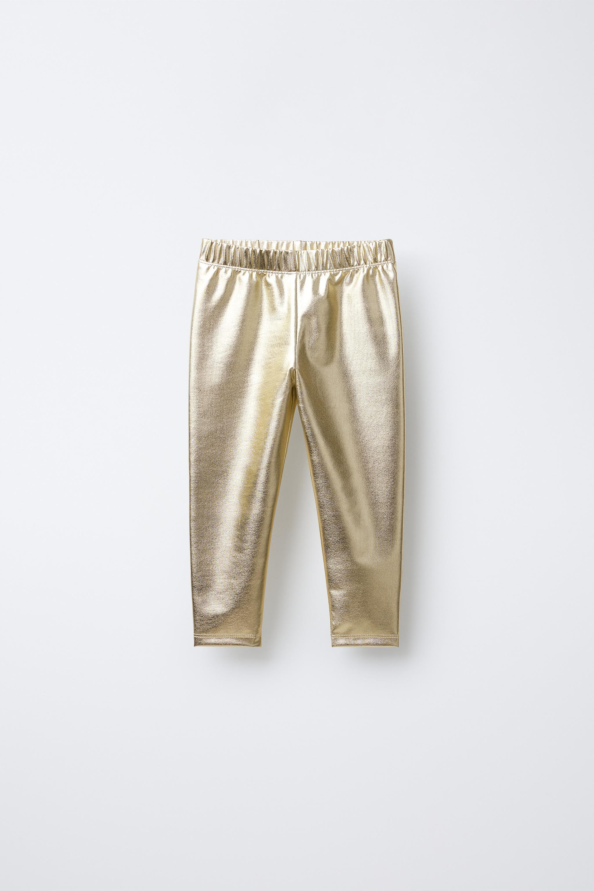 METALLIC EFFECT LEGGINGS | Zara US