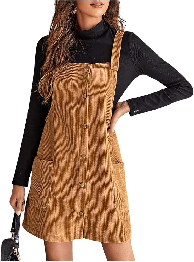 Floerns womens Pinafore | Amazon (US)