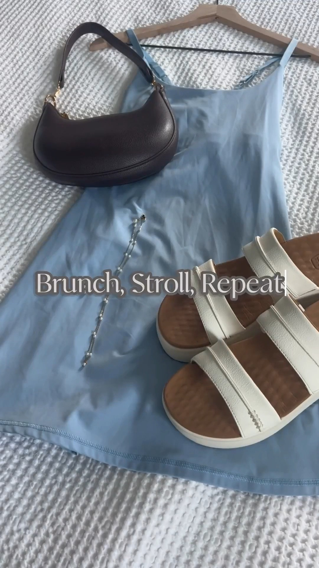brunch, stroll, repeat 🩵🥂🏙️

an easy summer look for slow mornings, market walks, coffee dates, and wherever the day takes you ☕️☁️

comfortable enough to wear from brunch to sunset, but still polished with the pearl details and rich chocolate accessories 🫶🏼

soft, feminine, and made for all the little summer moments 🌴🌞🌊

#summerstyle #tennisdress #effortlessstyle #athleisurefashion #summerootd #vacationstyle #casualchic #pearljewelry #everydaystyle #brunchoutfit #coastalstyle #sportyluxe #comfystyle #ootdinspo #summervibes

#LTKootd #LTKActive #LTKSaleAlert