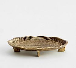 Textured Rustic Footed Bowl | Pottery Barn (US)