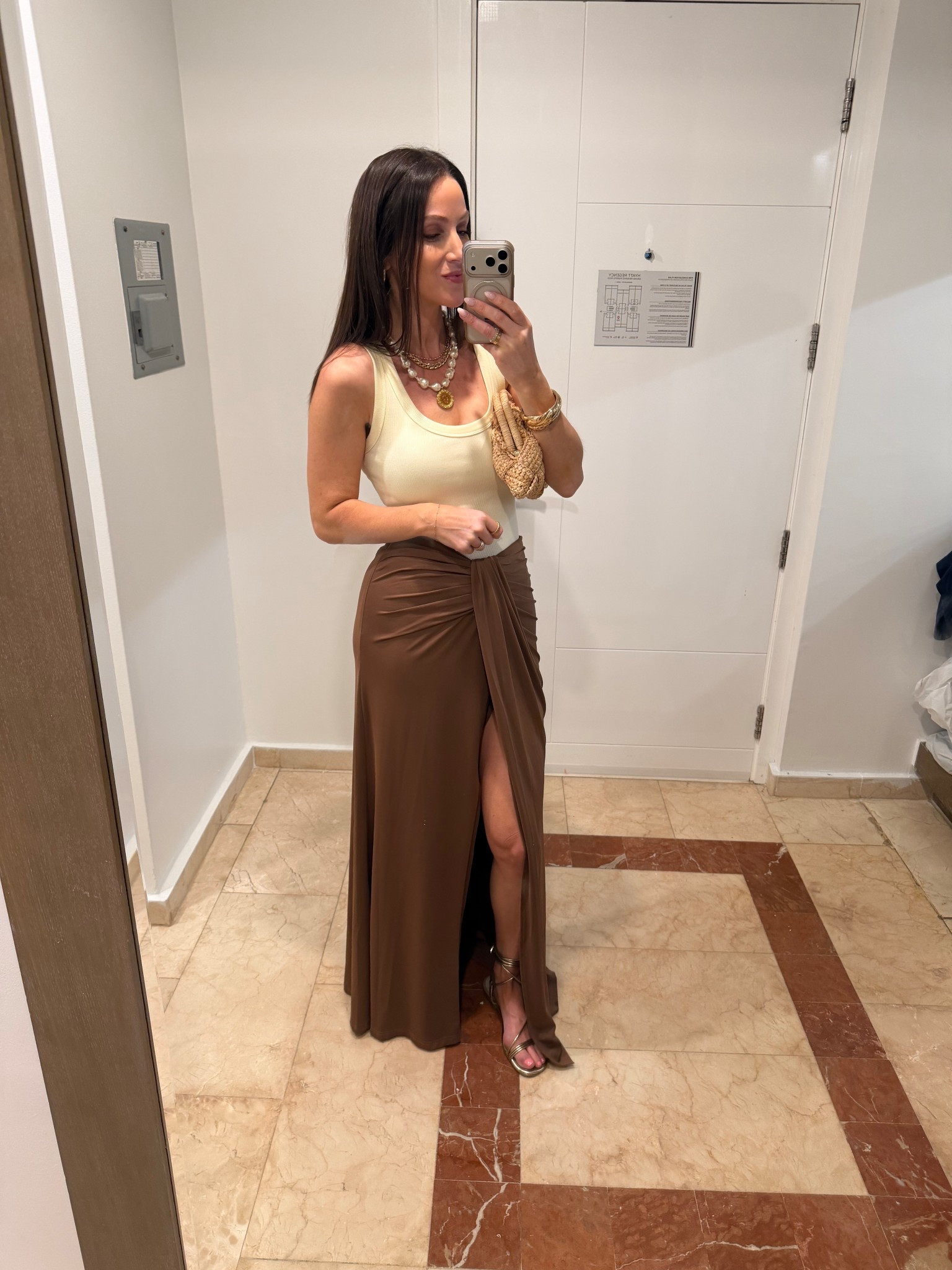 Size down one in this skirt. So chic and comfortable and easy for a vacation look! Did the tank in yellow in the small  

#LTKOver40 #LTKTravel #LTKootd