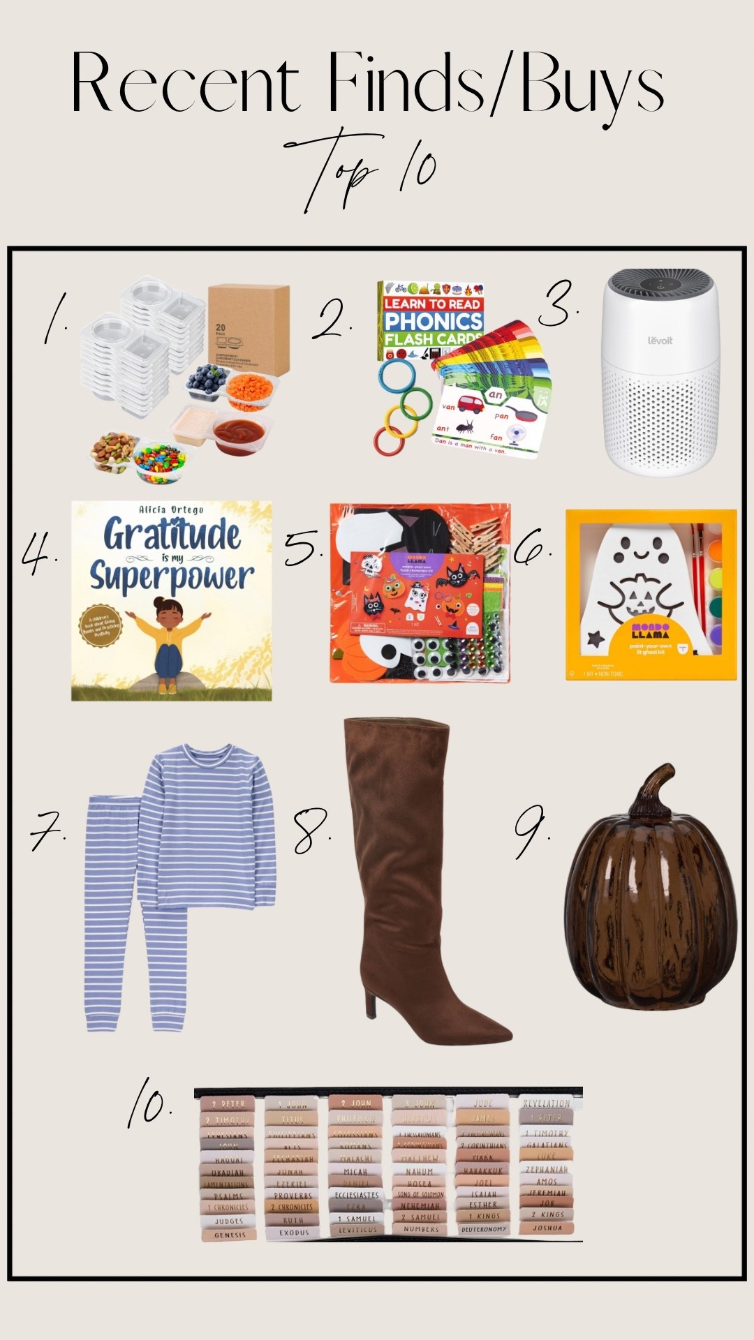 Top 10 recents 🤎🍂

#LTKSeasonal #LTKHome #LTKKids