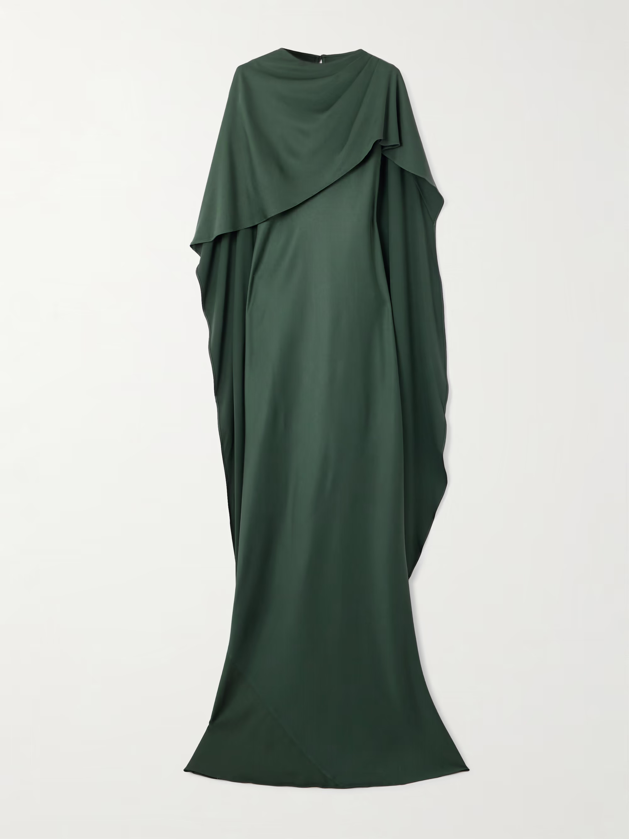 Izel cape-effect satin gown | NET-A-PORTER (US)
