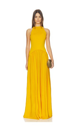 The Isola Dress in Pineapple | Revolve Clothing (Global)