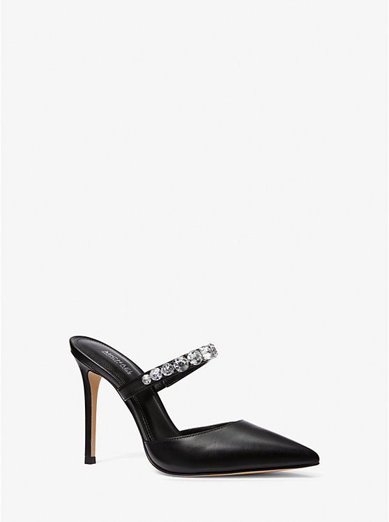 Jessa Embellished Leather Mule | Michael Kors US