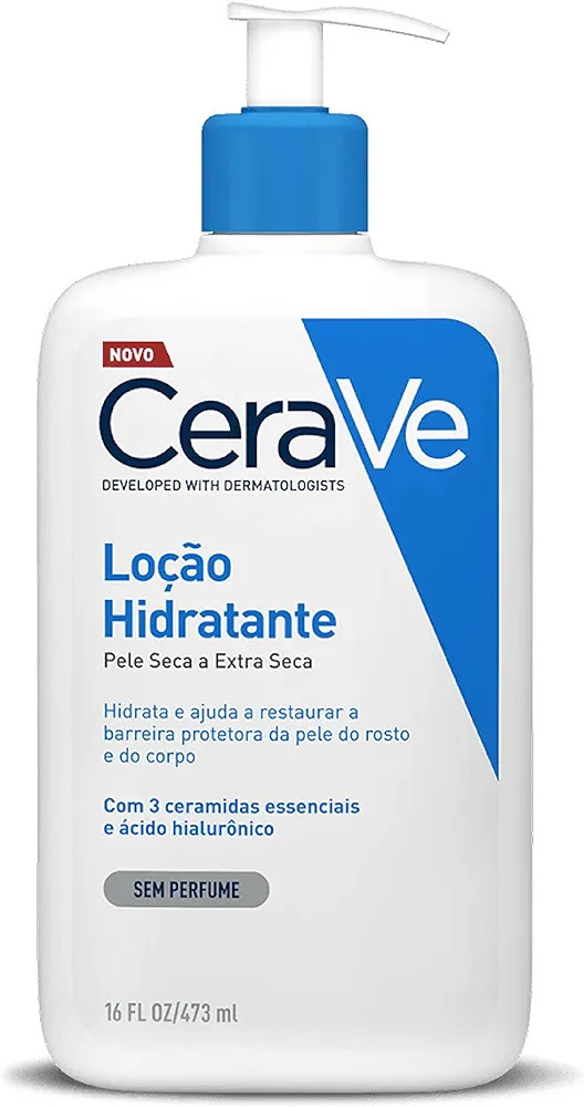 CeraVe, Loção Hidratante Corporal, com textura Fluida e Ácido Hialurônico | Amazon (BR)