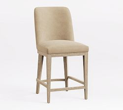 Layton Leather Stool | Pottery Barn (US)