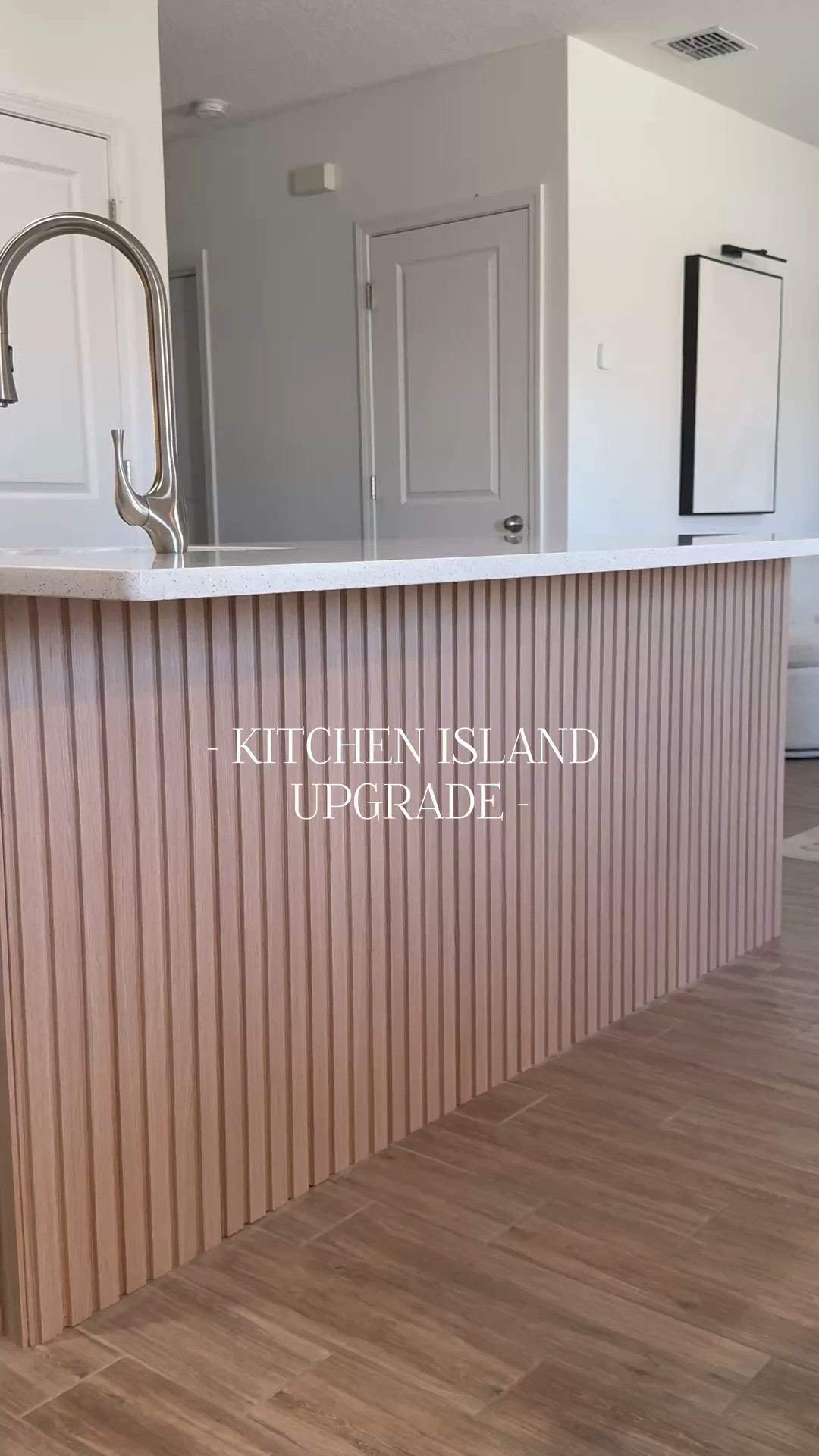 Affordable kitchen island upgrade🤝🏼✨