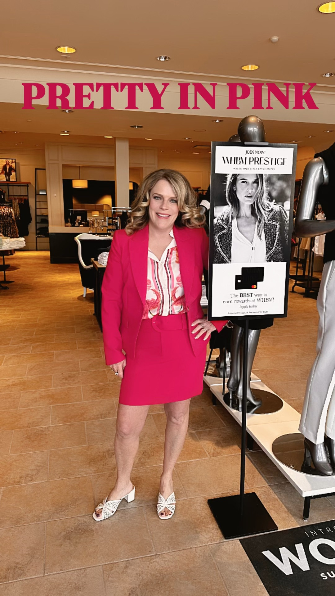 Unstoppable in pink for spring, a new power color 🌸
Blouse isn’t on website yet but I’ll link when it is, currently avail in stores. 

#LTKPetite #LTKootd #LTKOver40