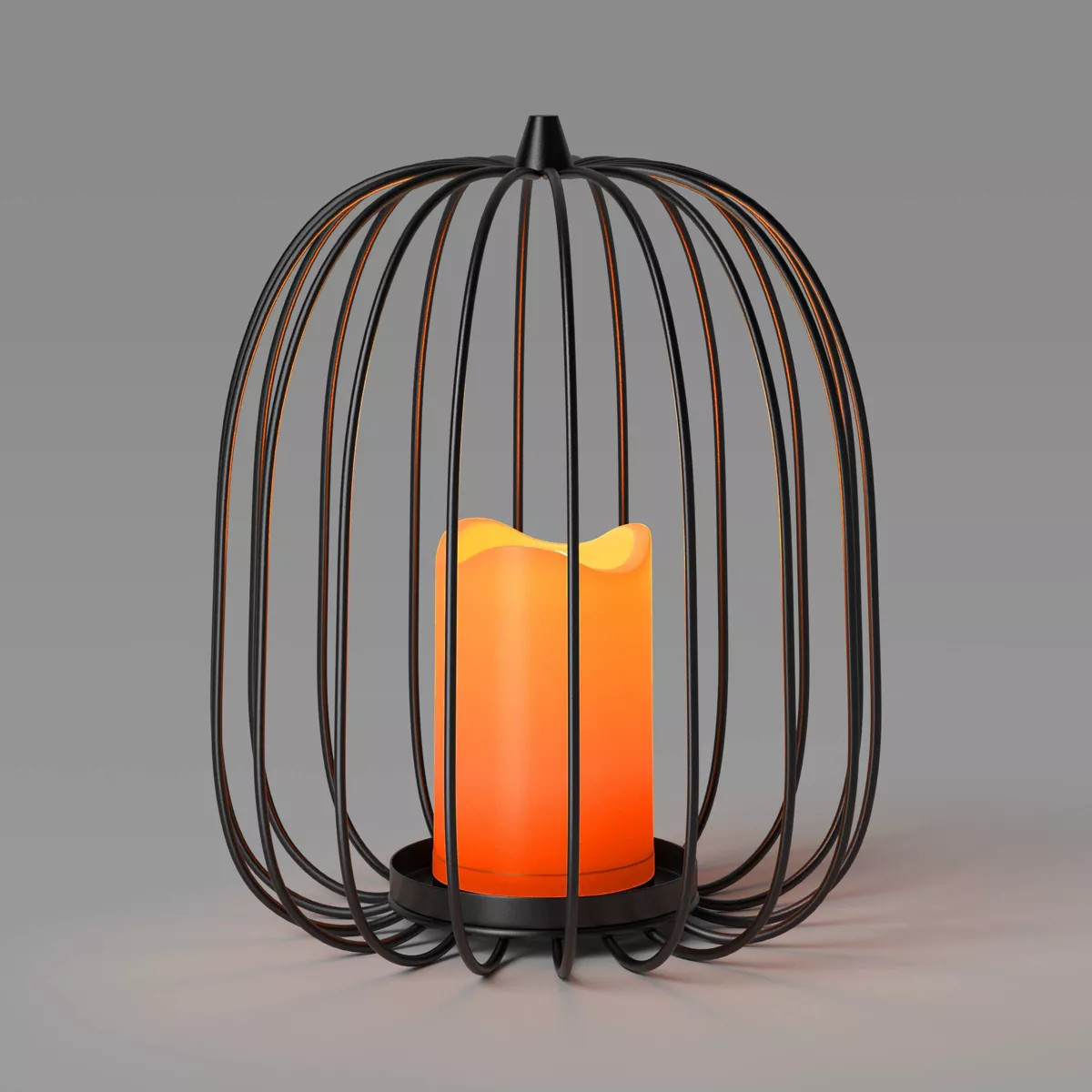 10" Lit Metal Twig Halloween Lantern Decorative Sculpture - Hyde and EEK! Boutique™ | Target