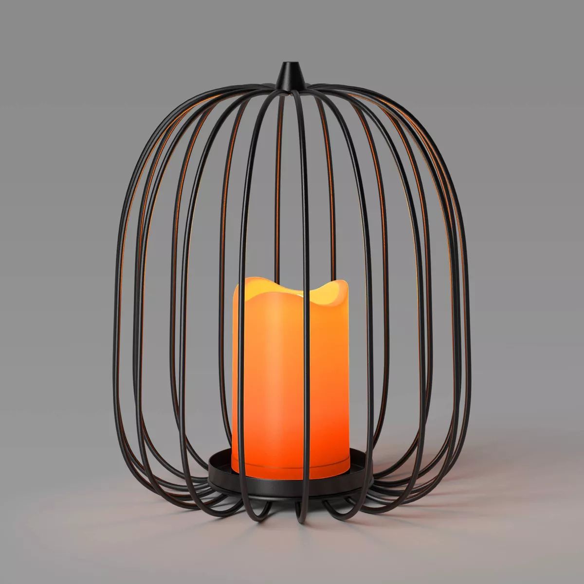 10" Lit Metal Twig Lantern Halloween Decorative Sculpture - Hyde & EEK! Boutique™ | Target