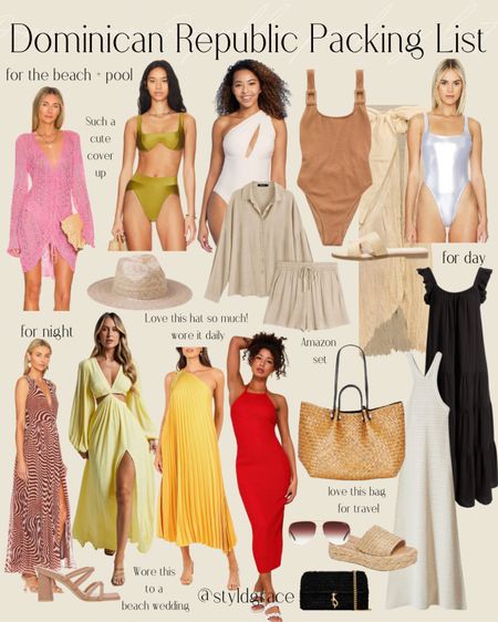 What I packed for our 5 day Dominican Republic trip!

Beach wedding guest dress, resort wear, resort style, beach style, resort outfit, beach outfit, amazon resort outfit, black swimsuit, one piece swimsuit, postpartum swimsuit, Punta canta, punta canta outfit 

#LTKtravel #LTKswim