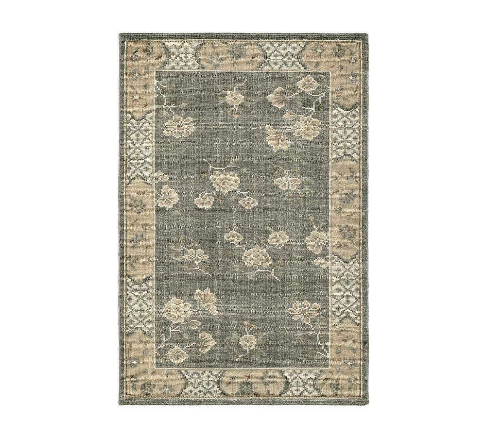 Claire Hand-Knotted Wool Rug | Pottery Barn (US)