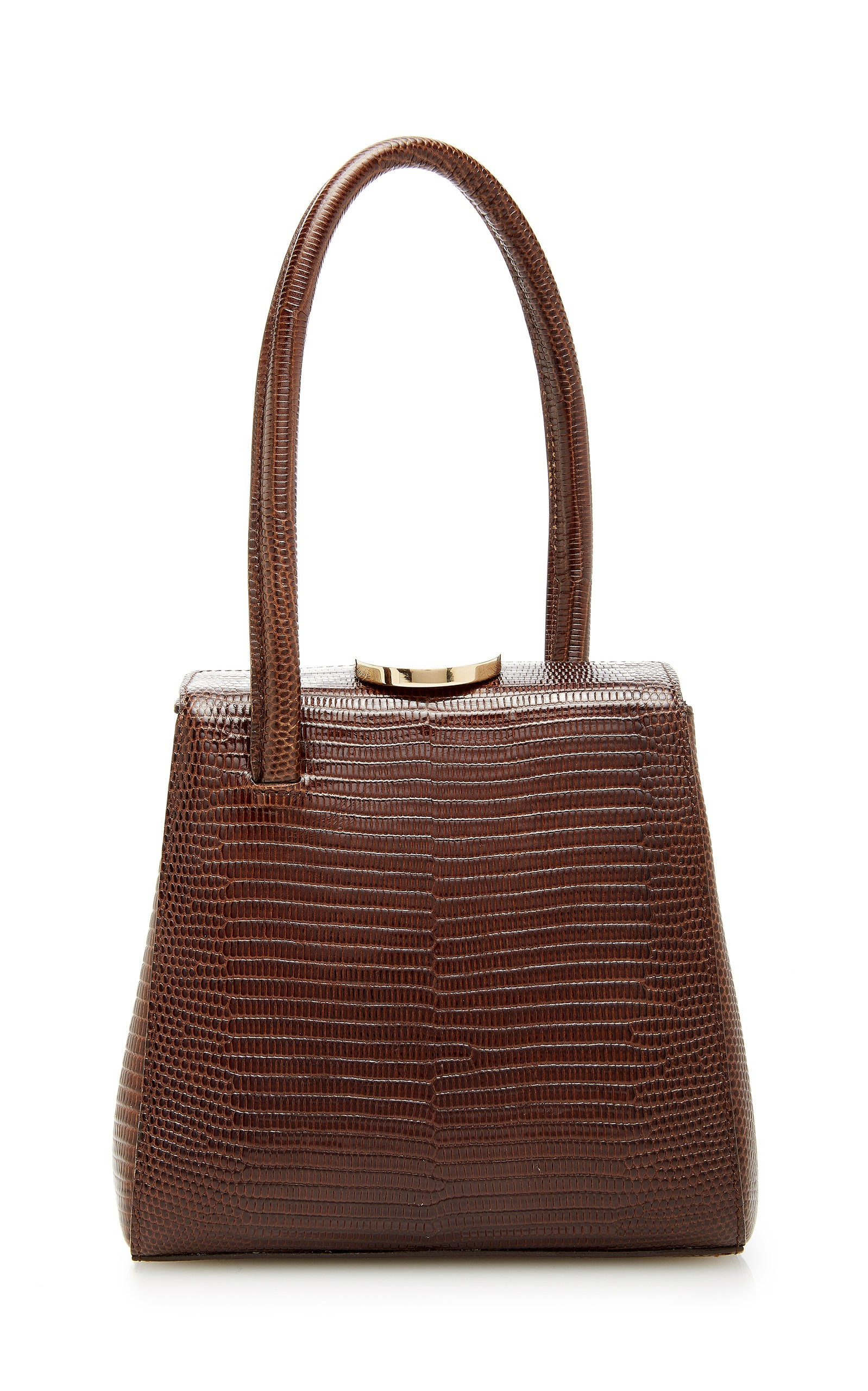Mademoiselle Lizard-Embossed Leather Bag | Moda Operandi Global