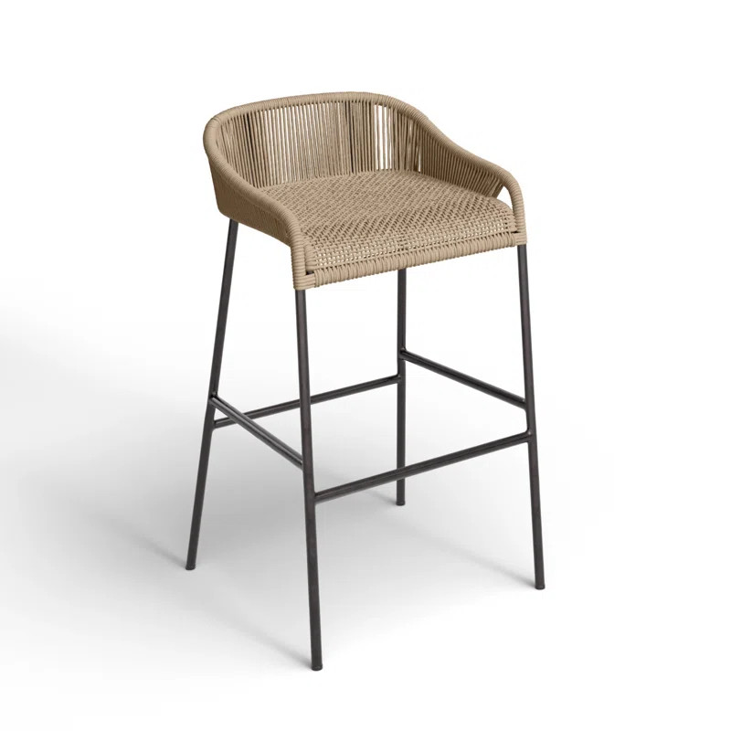 Bronx Wicker Outdoor 28'' Bar Stool | Wayfair North America