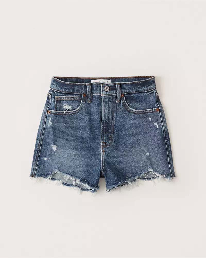 A&F Vintage Stretch Denim | Online Exclusive
			


  
						
							Ultra High Rise Mom Shorts
		... | Abercrombie & Fitch (US)