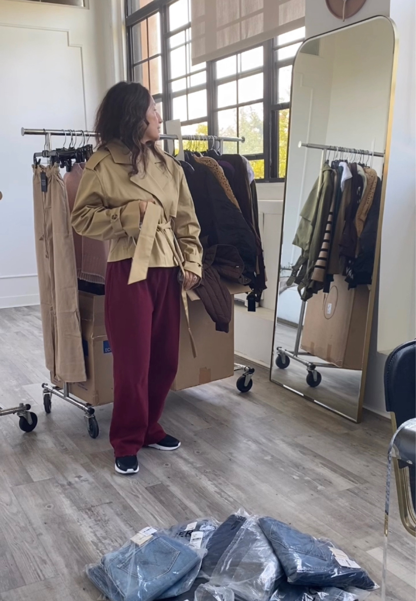 Perfect fall trench, size down 

#LTKOver40 #LTKWorkwear #LTKStyleTip