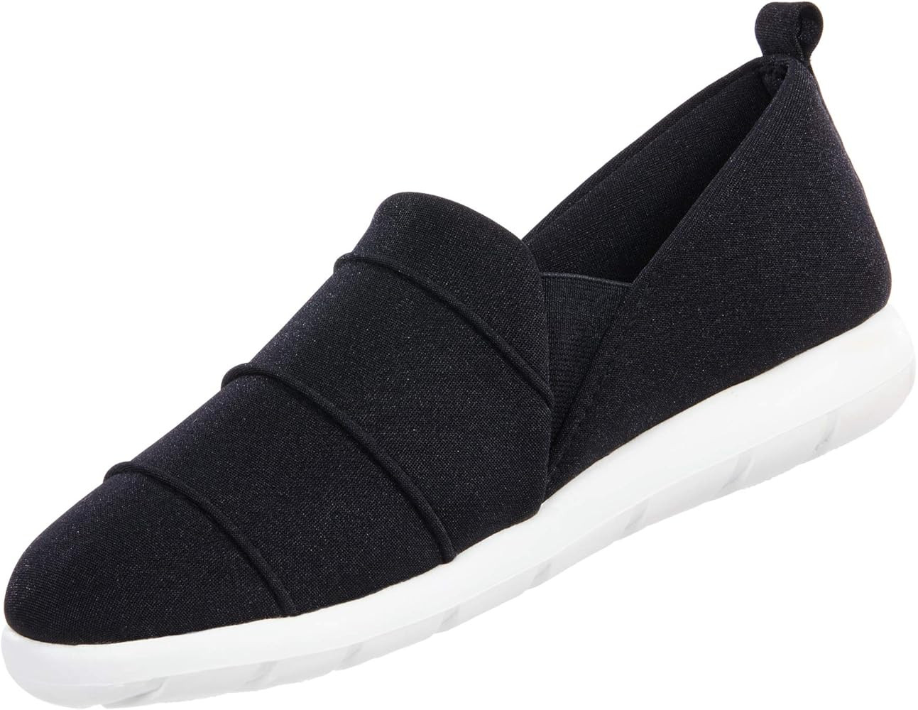 isotoner Women's Zenz Serenity Stretch Satin Lightweight Slipper, Slip-on Shoe | Amazon (US)