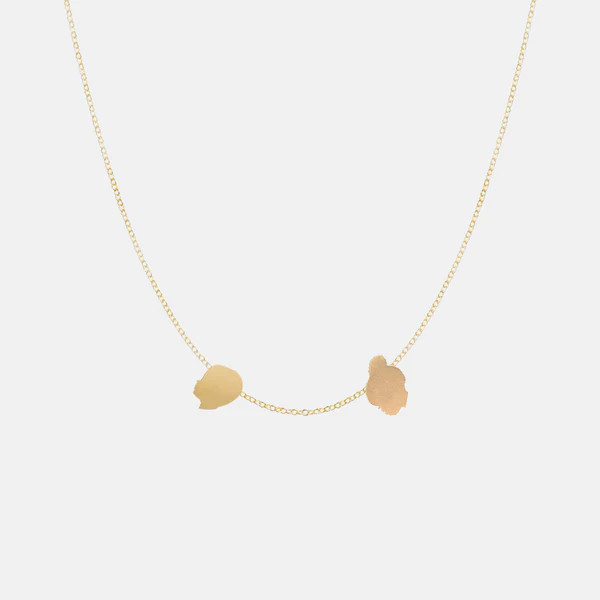 Fixed Silhouette Charm Necklace | Vana Chupp Studio
