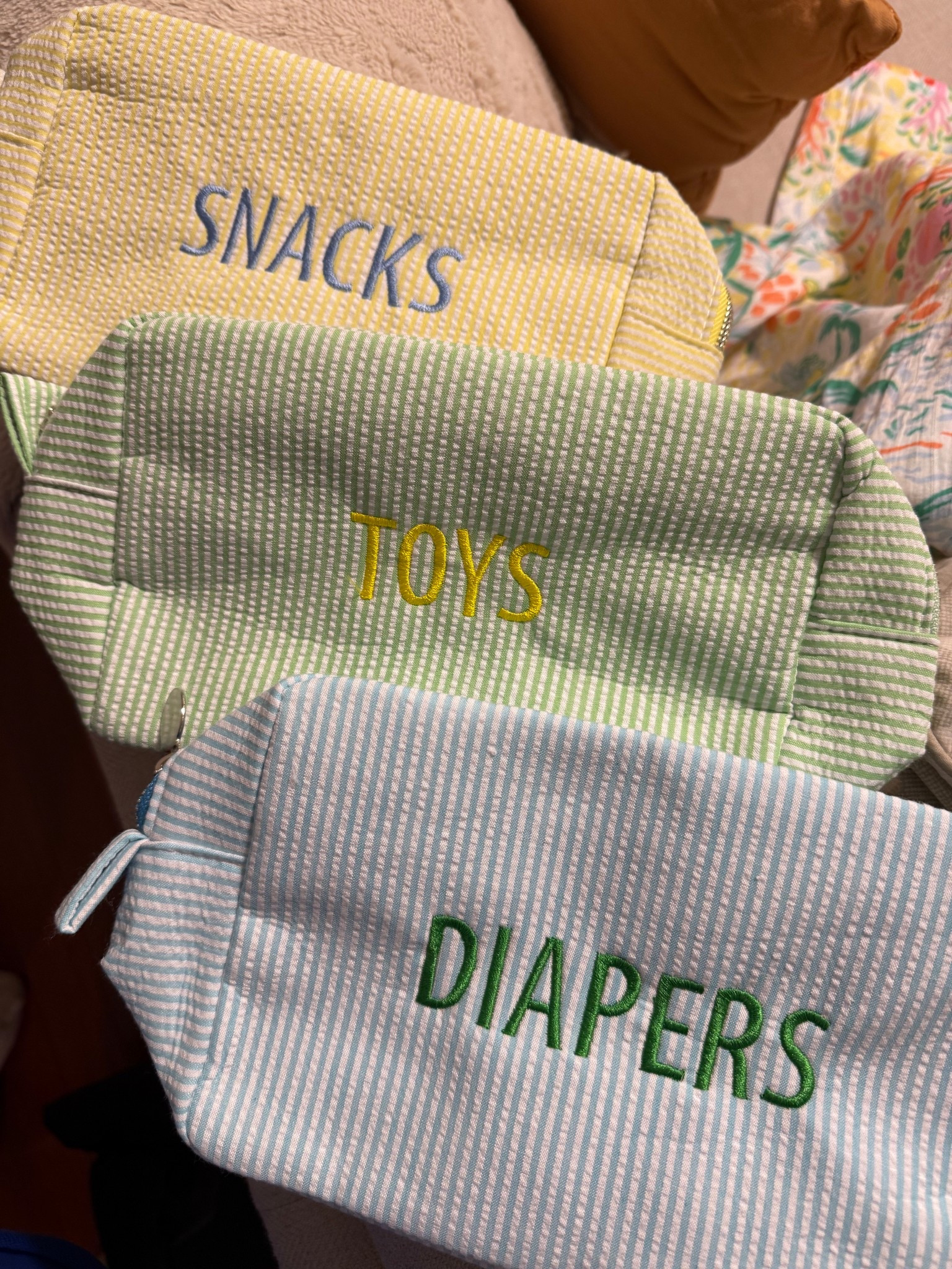Buy these immediately $17 from Amazon! You can monogram whatever. I went with these for the diaper bag! 

#LTKTravel #LTKKids #LTKBaby