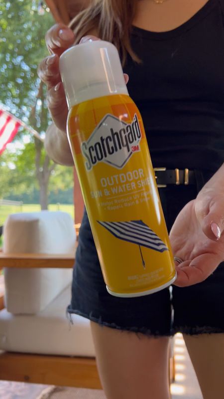 What I am using to protect my outdoor cushions this summer! I threw these all in the wash yesterday and then got this scotchguard in to protect them!

#LTKFindsUnder50 #LTKVideo #LTKHome