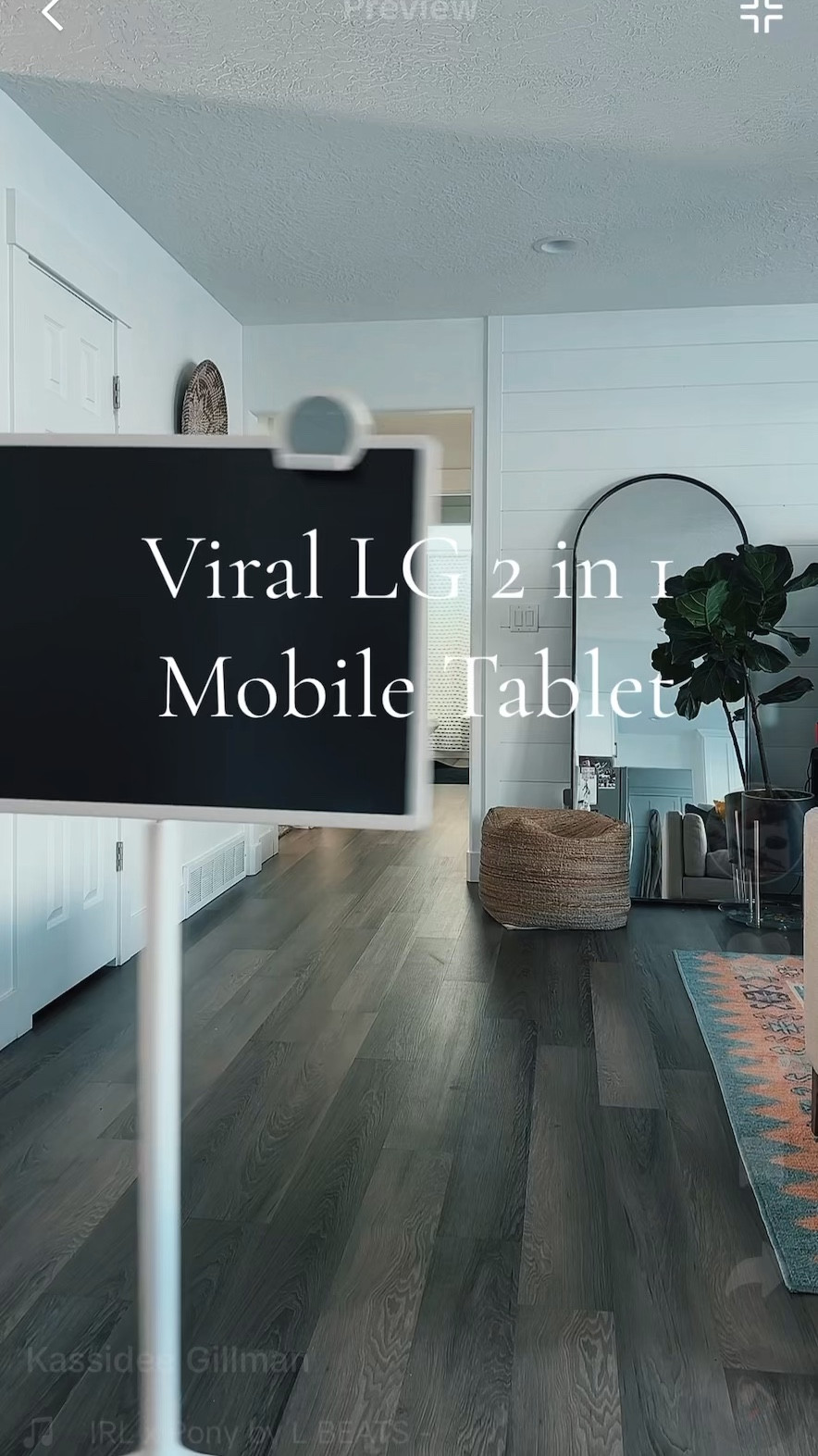 LG stand by me mobile tv tablet! 

#LTKVideo #LTKhome #LTKGiftGuide