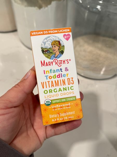 Mary Ruth’s  organics vitamin D3 liquid drops for infants and toddlers 

Get 20% off at checkout with code CRISTIN20 

#LTKhome #LTKbaby #LTKkids
