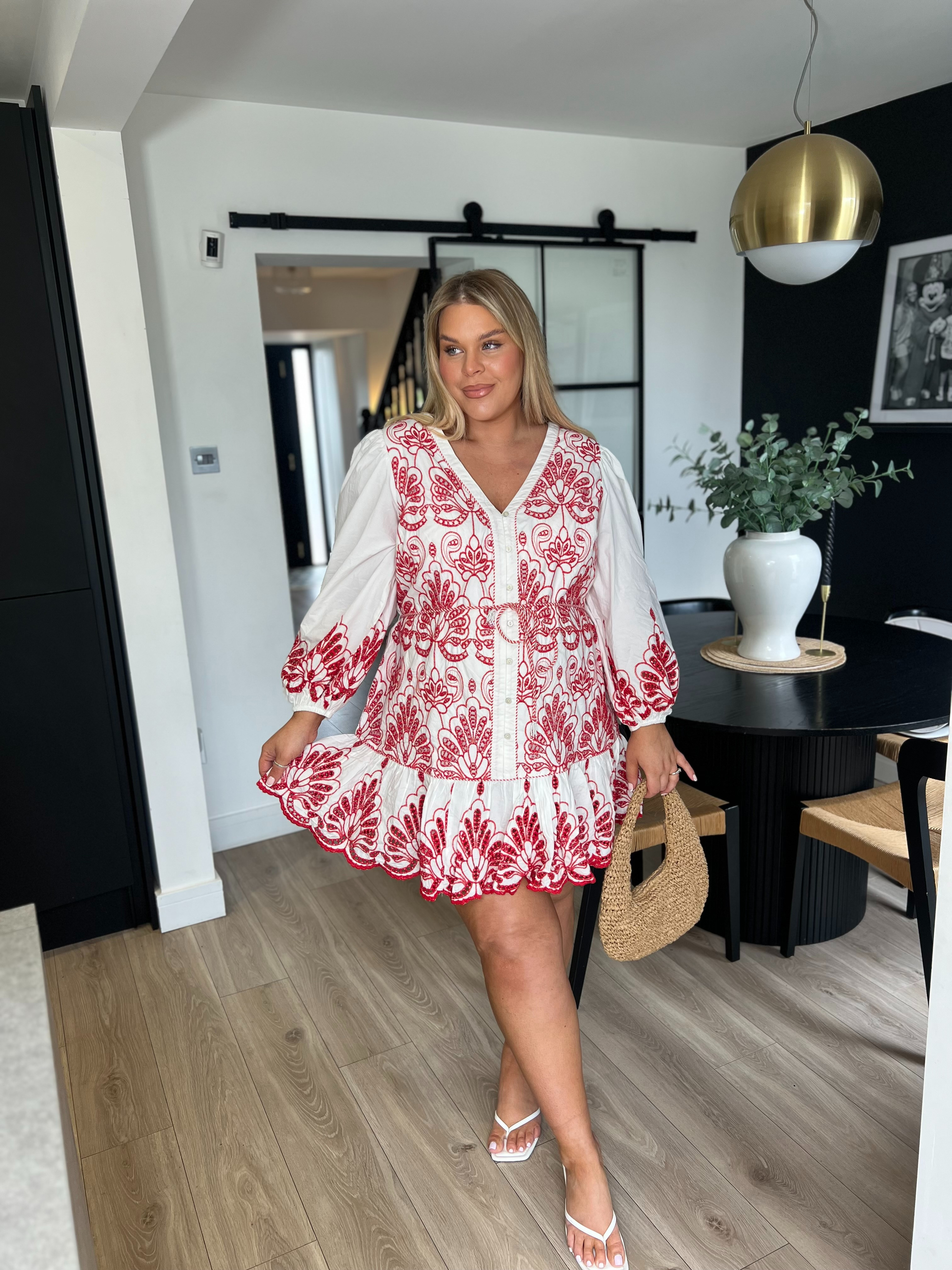 Shirt Dress, Kitten-Heeled Sandals in White, Bag, ASOS, River Island 

 #LTKuk #LTKsummer #LTKstyletip