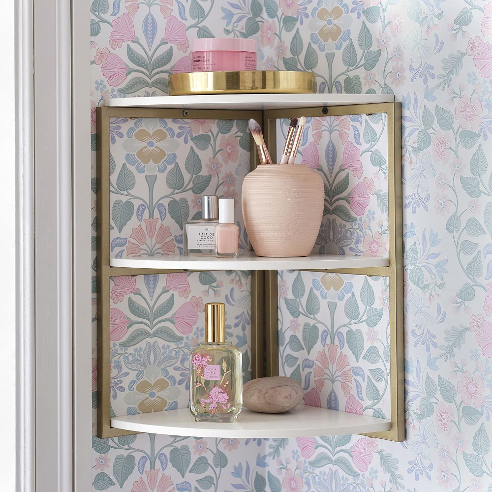 Glam Corner Shelf (10"X16") | Pottery Barn Teen