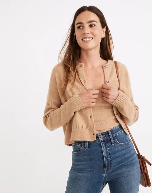 Clemence Cropped Cardigan Sweater | Madewell