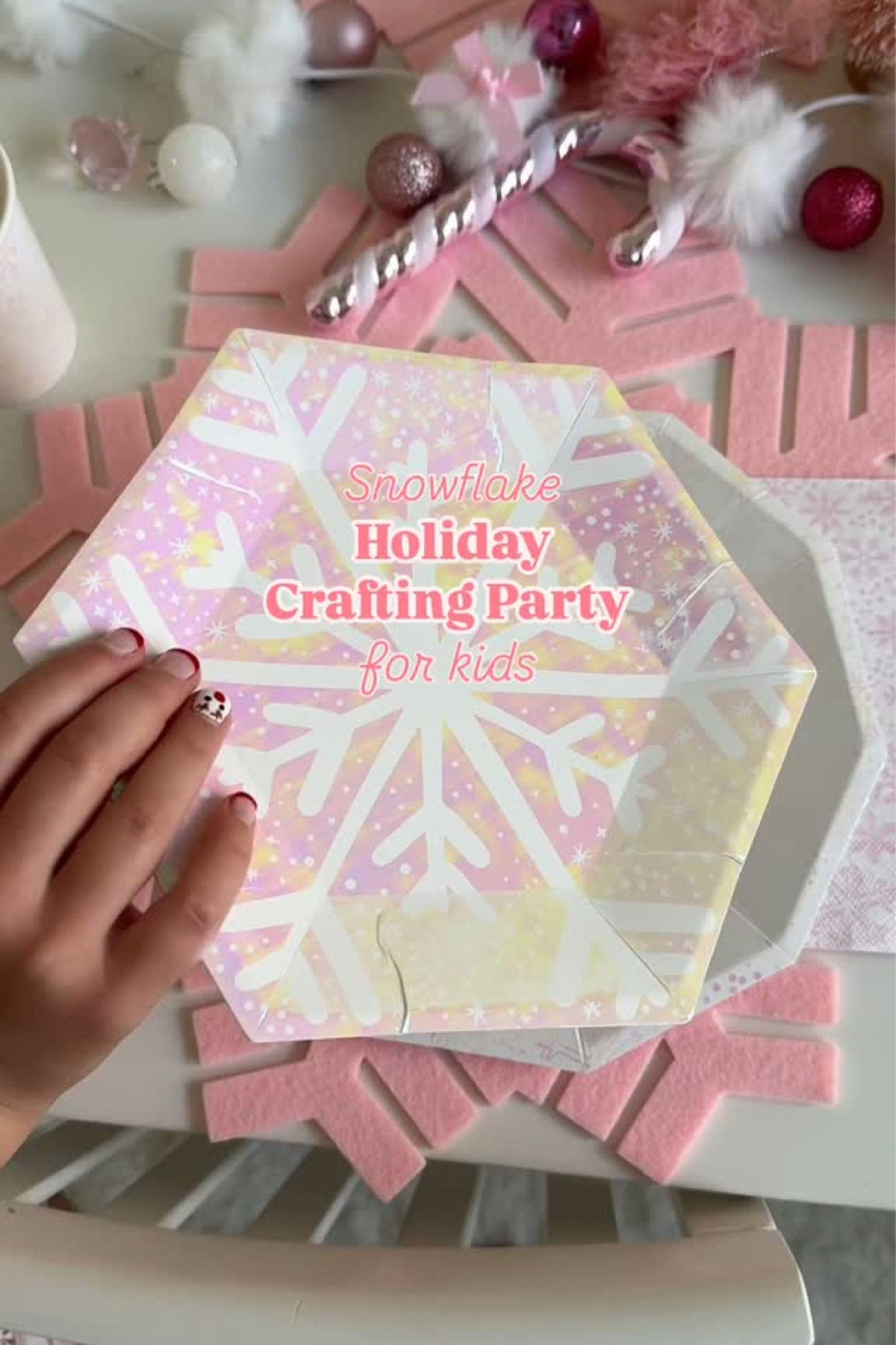 It’s the most wonderful time of the year... for crafting! ❄️🎀

Our holiday party was a hit, thanks to @thesaltysoiree ’s festive supplies. These snowflake plates and balloon garland were perfect for our party. The kids had snow much fun making snowflake ornaments and dough creations. Their DIY snow globes turned out amazing!!  #HolidayFun #KidsCrafts #SaltySoiree 
#Makeitwithmichaels #pinkmas #kidsparty #lovemypbk #playroom #playroominspo #kidsparty #partyballoons #girlmom #momlife #ltkparties #ltkfamily #ltkkids