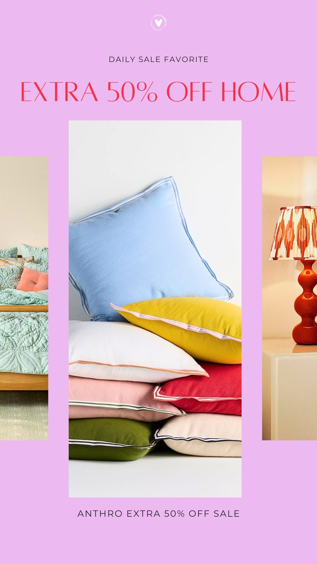 Making home a little happier for less 🏡💕 Anthro is taking an EXTRA 50% off sale home finds right now!! Such a good time to snag those colorful little touches you’ve been eyeing ✨

#LTKSaleAlert #LTKHome