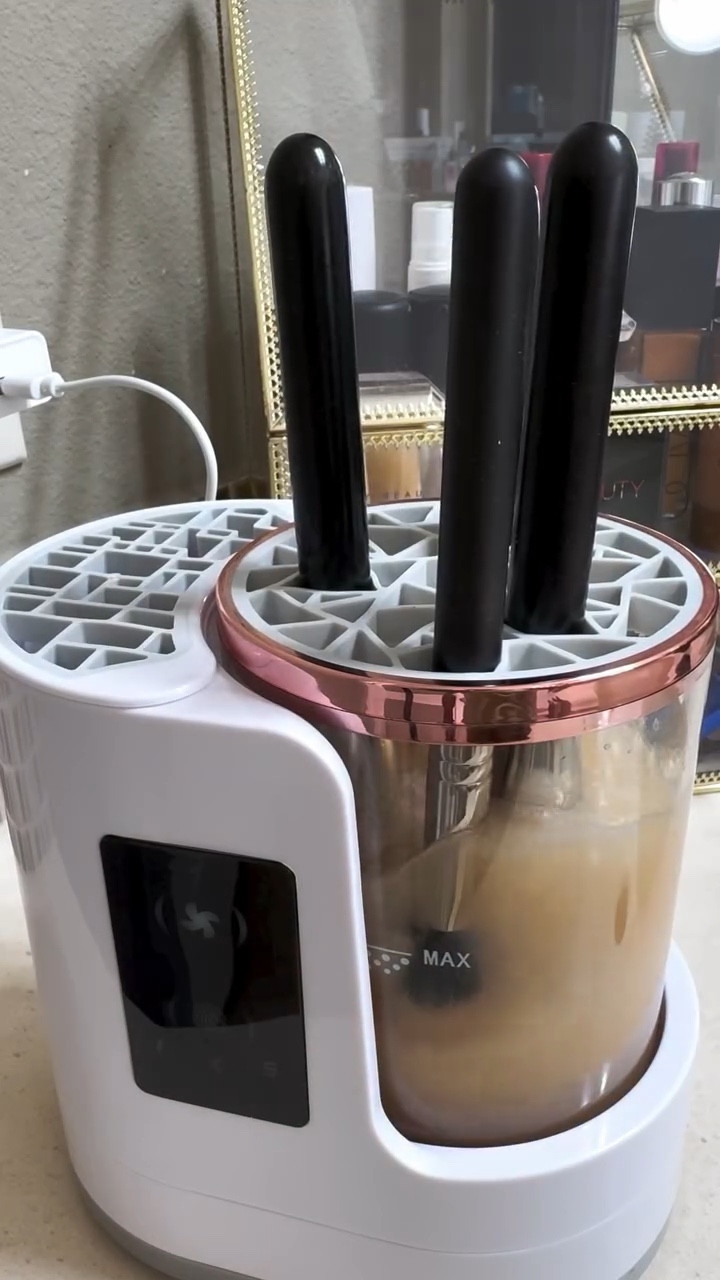 Get this makeup 3 in 1 brush/sponge cleaner on sale! Time to wash them brushes 👀 #beautyproducts 

#LTKHome #LTKActive #LTKSaleAlert