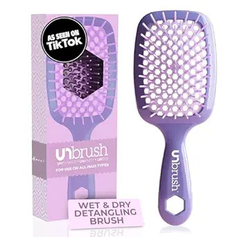 FHI Heat UNbrush Detangling Brush for Pain-Free Brushing on All Wet or Dry Hair Types — Durable... | Amazon (US)
