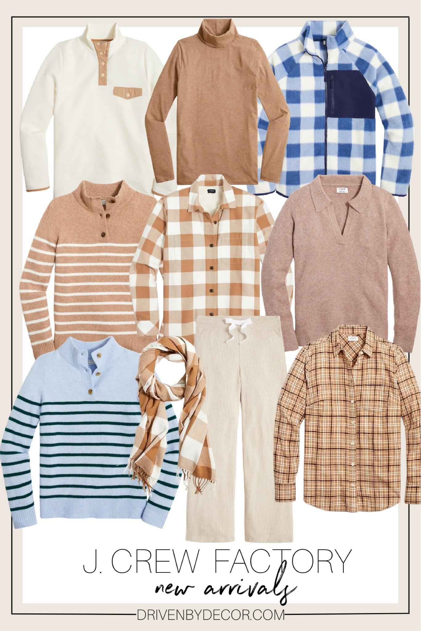 J. Crew factory new arrivals! Love all of these looks!! 

crewneck, j crew factory, pajama pants, j crew factory fall, fall outfit, fall outfit inspiration, plaid, flannel, scarf, j crew factory womens, womens fall fashion

#LTKstyletip #LTKSeasonal #LTKworkwear