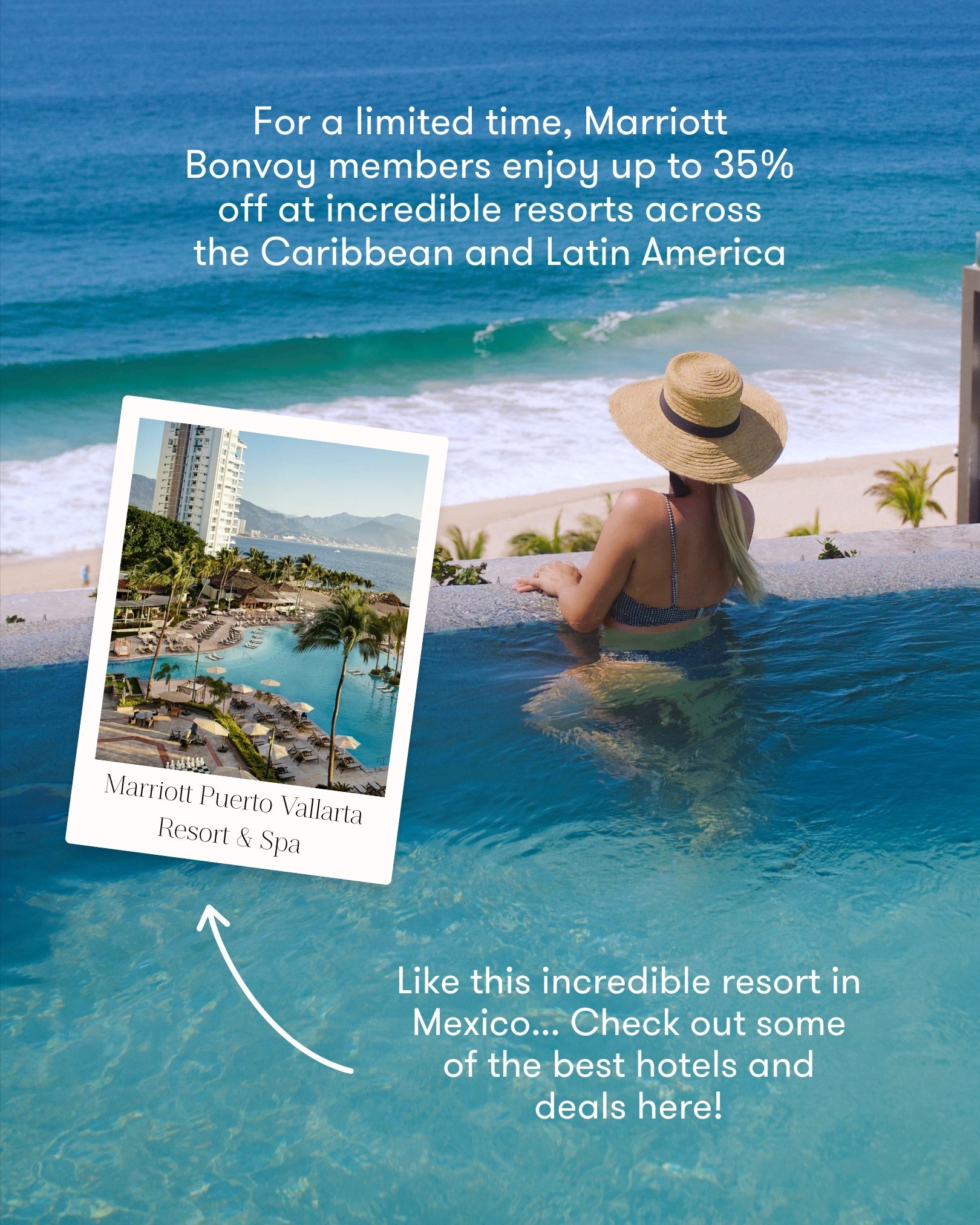 #MarriottPartner Tell me, where are you traveling in 2026?
•••••••••••••••••••••••••••••••••••⁠
If the Caribbean or Latin America is on that list, I've got news for you:  @marriottbonvoy just dropped one of their best offers of the year! Enjoy up to 30% off participating hotels across the Caribbean & Latin America and Marriott Bonvoy members save up to 35%. YES, 1/3 of your stay off!!

If you're thinking of lounging in the sun at the beautiful Westin St. Thomas Beach Resort & Spa in the US Virgin Islands or maybe wanting to explore the lush foliage of Costa Rica while sipping cocktails at Costa Rica Marriott Hotel Hacienda Belen, Marriott Bonvoy just made it that much easier.

Comment BEACH for a link to shop my favorite beach escapes with Marriott Bonvoy on my LTK! @shop.ltk
•••••••••••••••••••••••••••••••••••⁠
#2026travel #caribbean #latinamerica