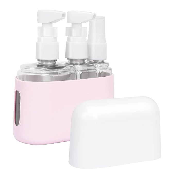Unaone Travel Bottles Set for Toiletries, 3 in 1 Travel Container Leak Proof Plastic Refillable T... | Amazon (US)