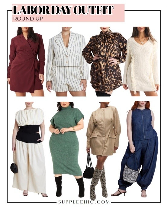 Labor Day outfit roundup you’ll want to save. From elegant dresses and matching sets to cozy fall transition pieces, these looks make holiday dressing feel effortless. Perfect for brunch, weekend plans, dinner dates, and everything in between.   Labor Day outfit ideas, Labor Day fashion, fall transition outfits, women’s holiday outfits, chic fall outfits, September outfit ideas, classy outfit ideas, blazer outfit women, dress outfit inspiration, capsule wardrobe essentials, fall fashion trends

#LTKootd #LTKSeasonal #LTKSaleAlert