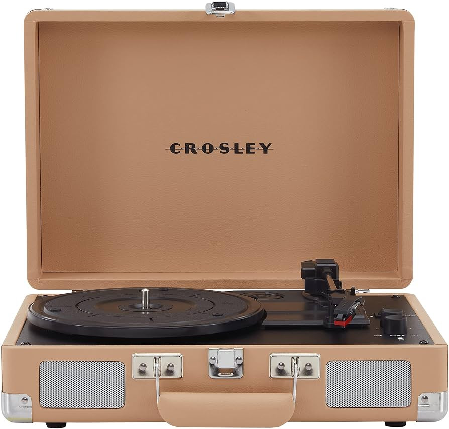 Crosley CR8005F-LT Cruiser Plus Vintage 3-Speed Bluetooth in/Out Suitcase Vinyl Record Player Tur... | Amazon (US)