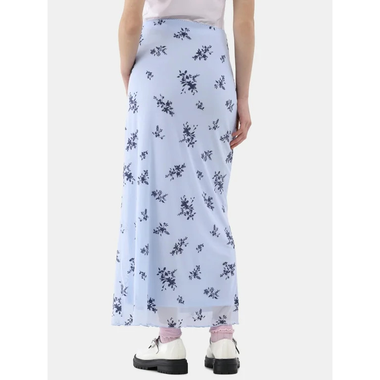 No Boundaries Maxi Mesh Skirt, Women’s | Walmart (US)