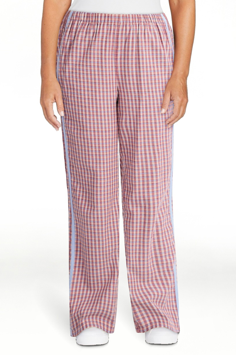 No Boundaries Cotton Boxer Pants with Side Stripes, 31'' Inseam, Women's | Walmart (US)